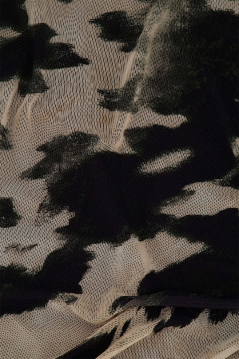 Zusss 0304-237 mesh top vlekkenprint